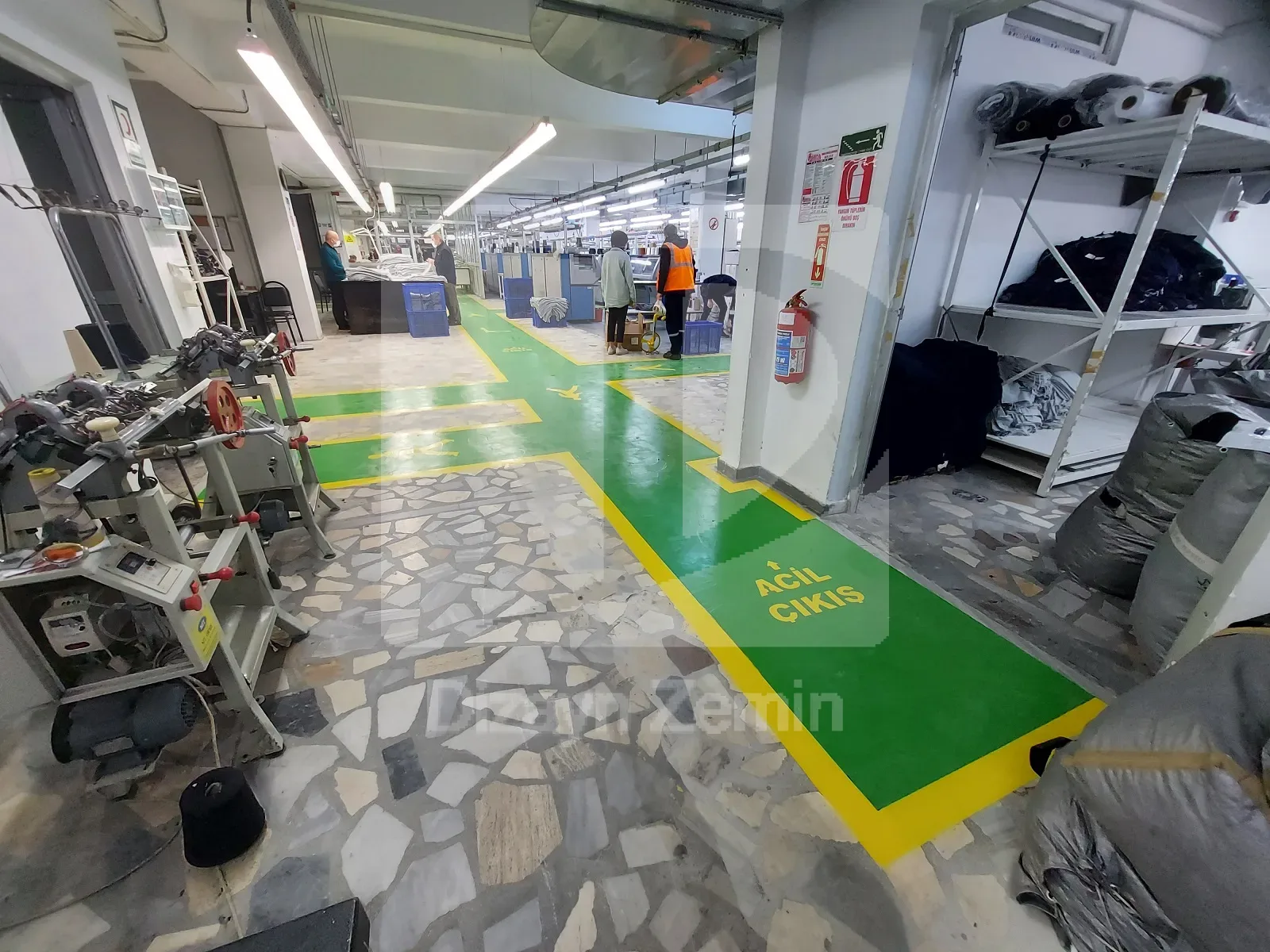 Yürüme yolu acil çıkış yolu tanımlama