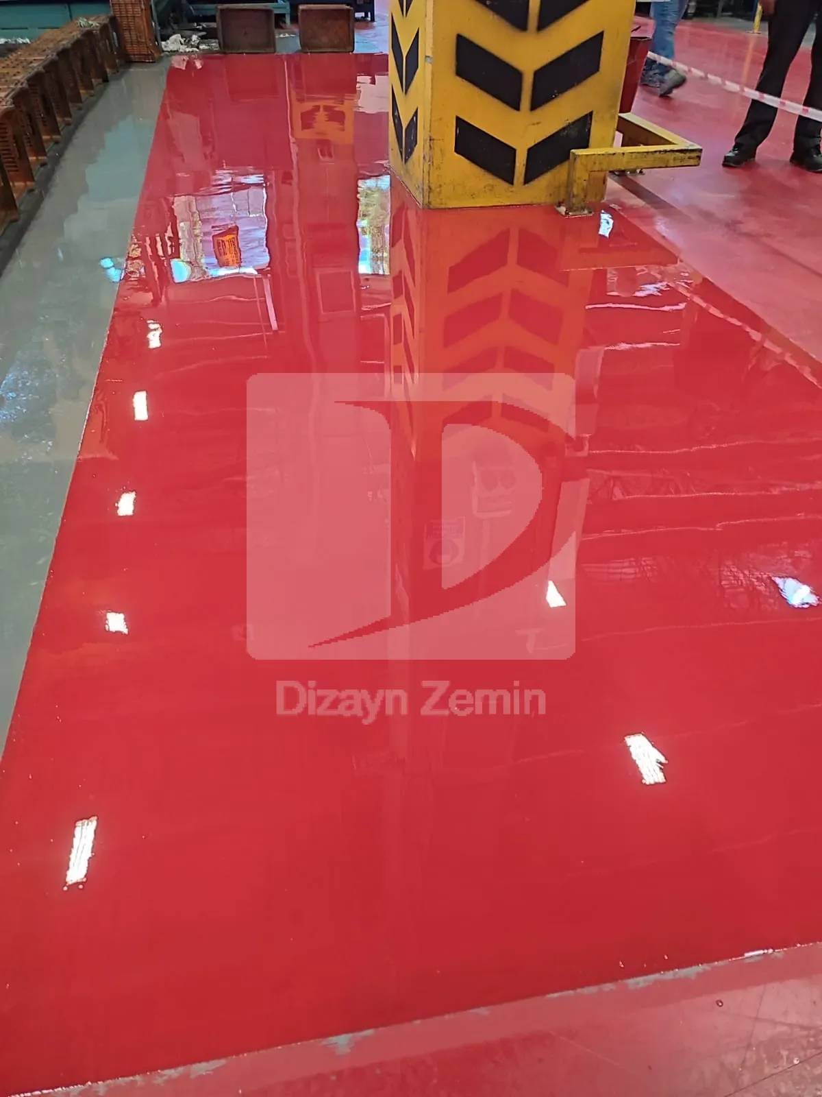 Poliüretan boya tamamlanmış yüzey