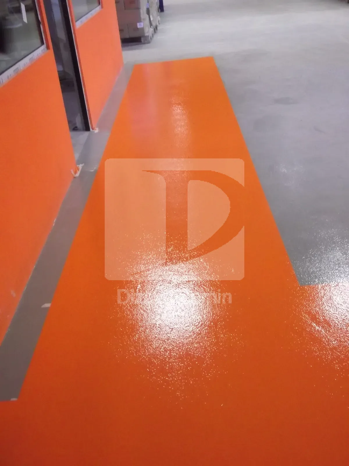 Portakal kabuğu kaplama yaya yolu boyama