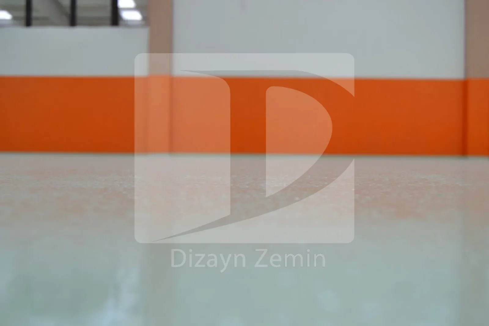 Fabrika üretim alanı portakal kabuğu