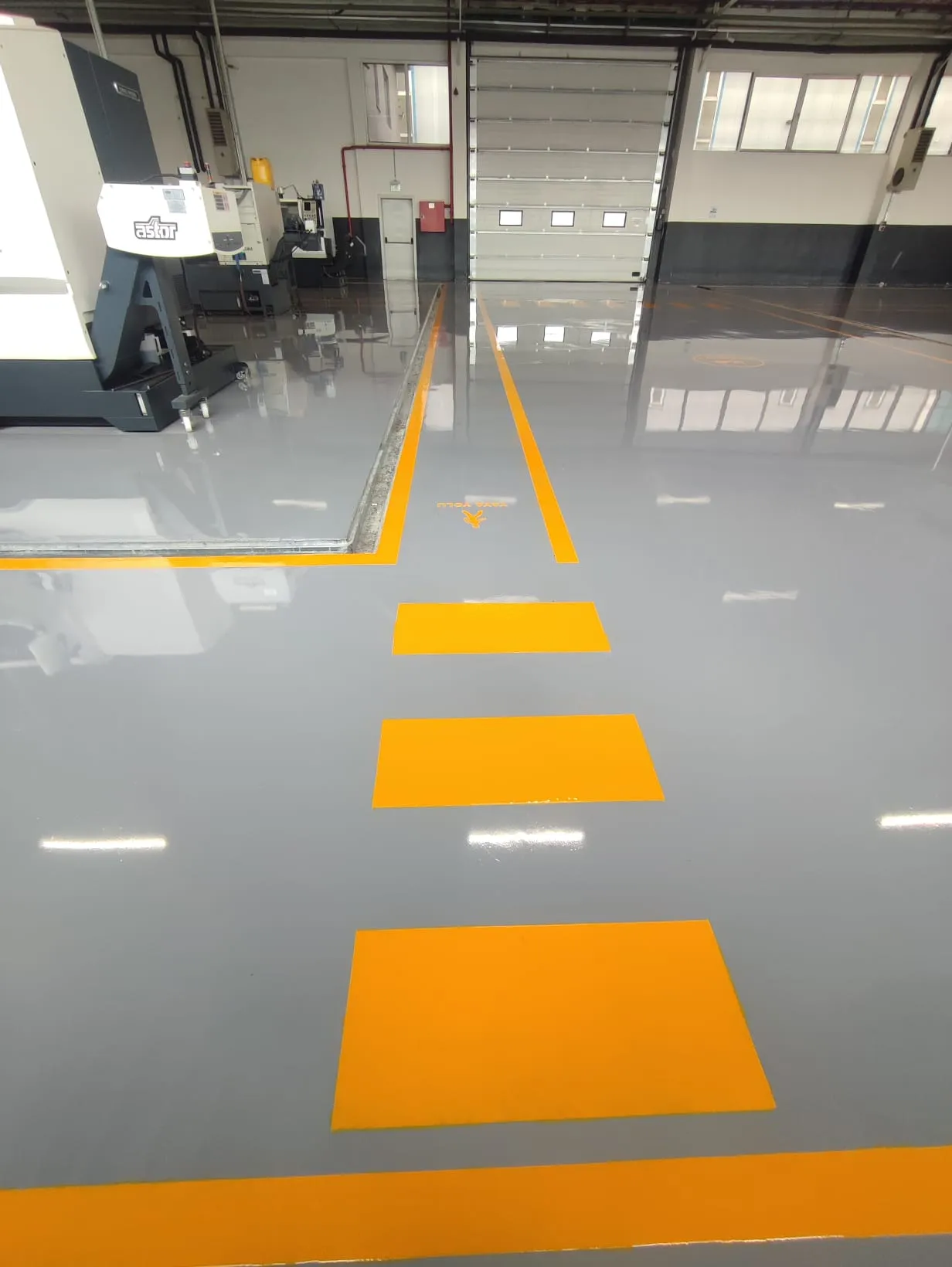 Yaya geçidi, yürüme yolu ve forklift yolu tanımlaması