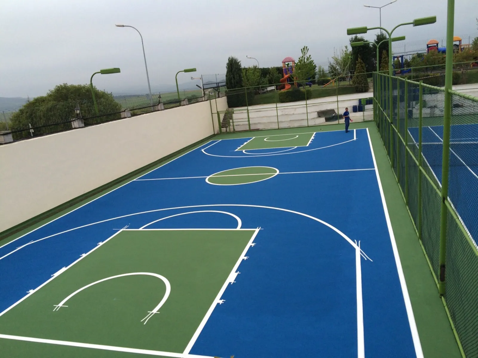 Spor Tesislerinde Akrilik Kaplama (Acrylic)