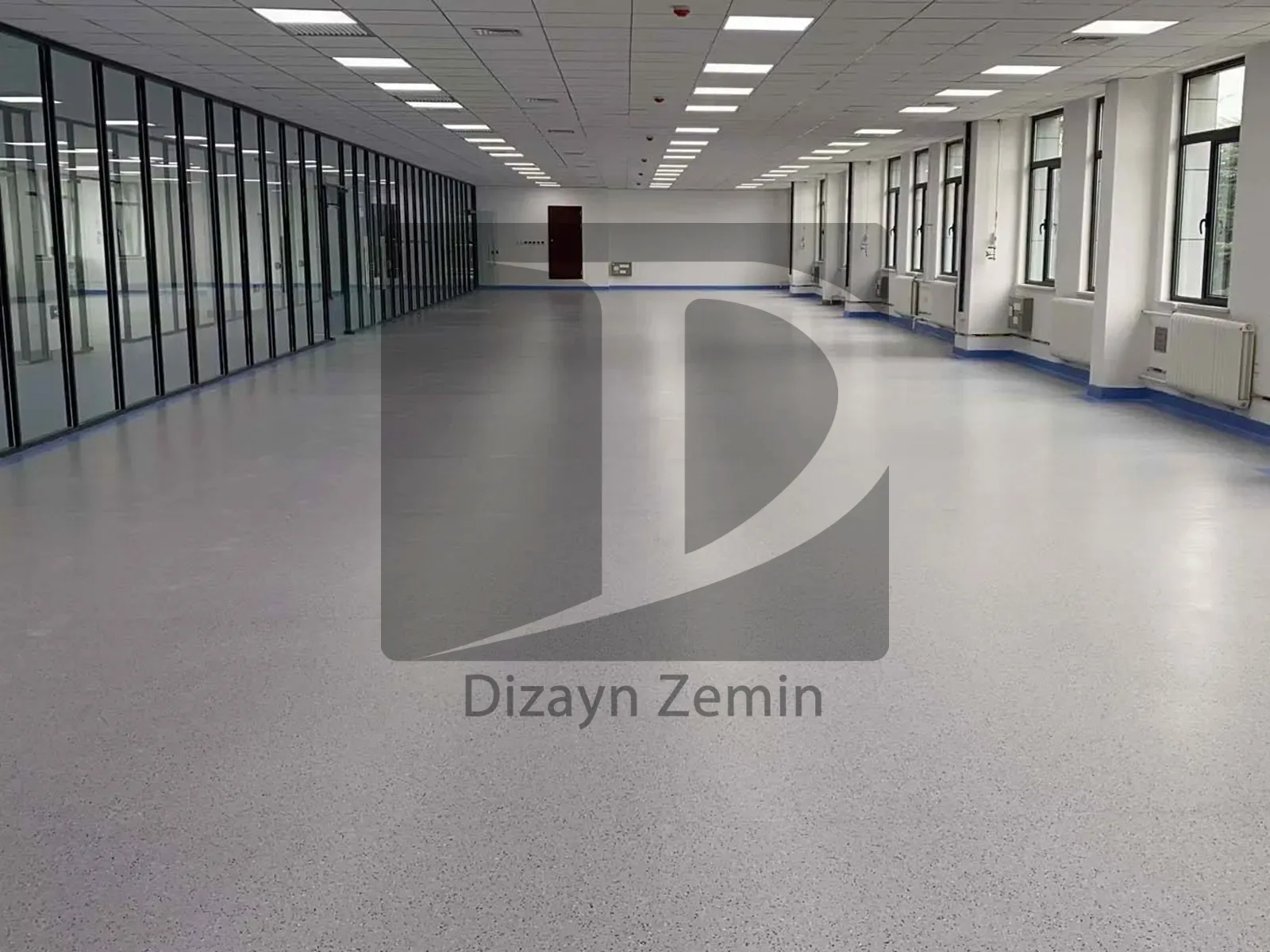 Self smoothing endüstriyel zemin kaplama dokusu