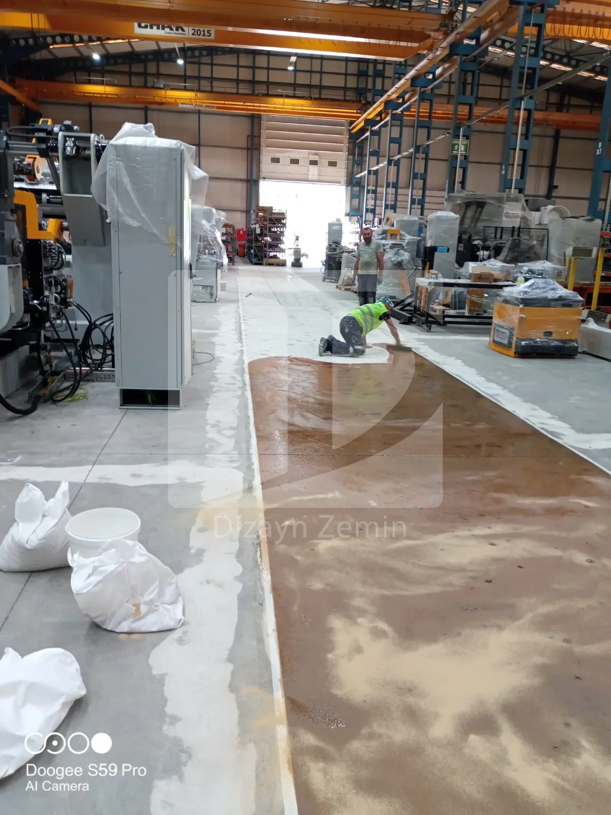 Makine Üretim Tesisinde Forklift Alanı Zemin Kaplama Hazırlık ve Keşif 01