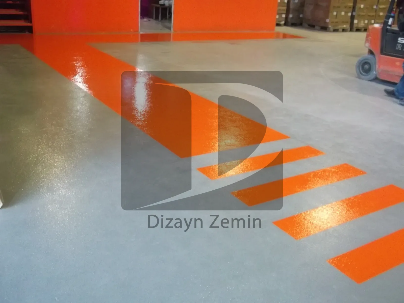 Portakal kabuğu zemin kaplama