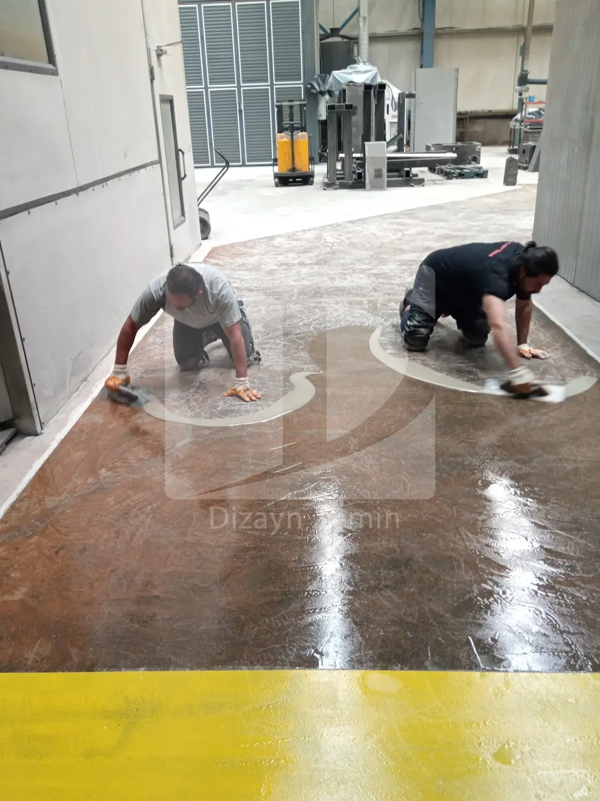 Dilovası Metal İşleme Atölyesi Zemin Tamiri Koruma Katmanı Sonrası 05